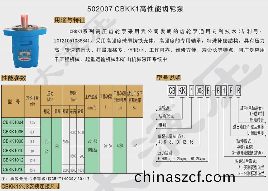 液壓齒(chi)輪泵