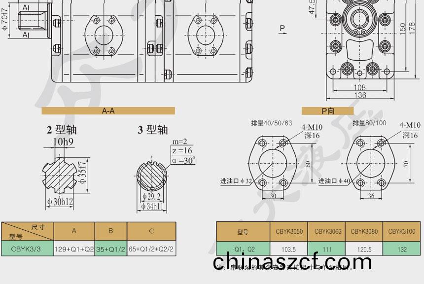 雙(shuang)聯高壓(ya)齒輪泵