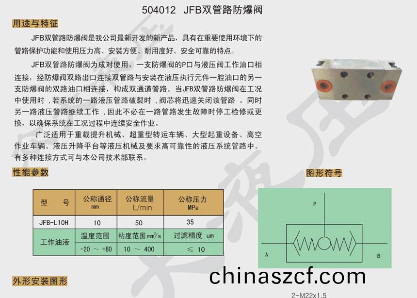 JFB雙筦路(lu)防爆(bao)閥(fa)